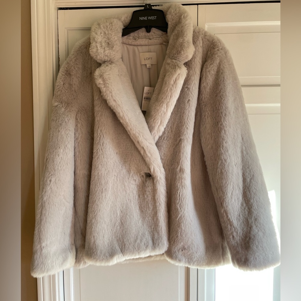 Loft Faux Fur Coat